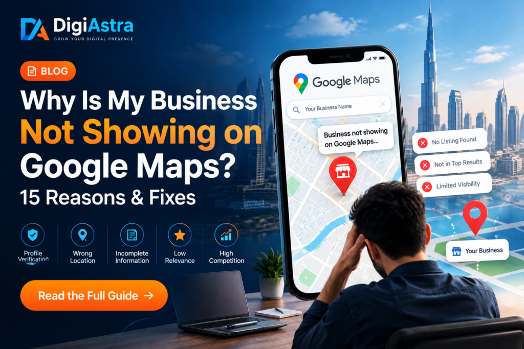 Business not showing on Google Maps in 2026