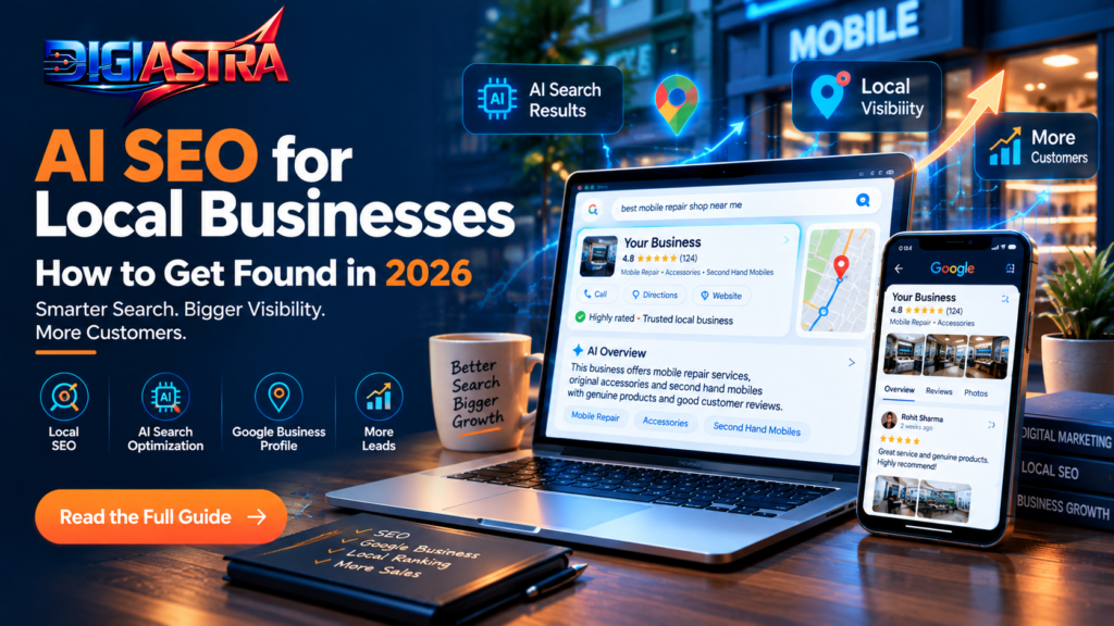 AI SEO for local businesses in 2026 with AI search visibility